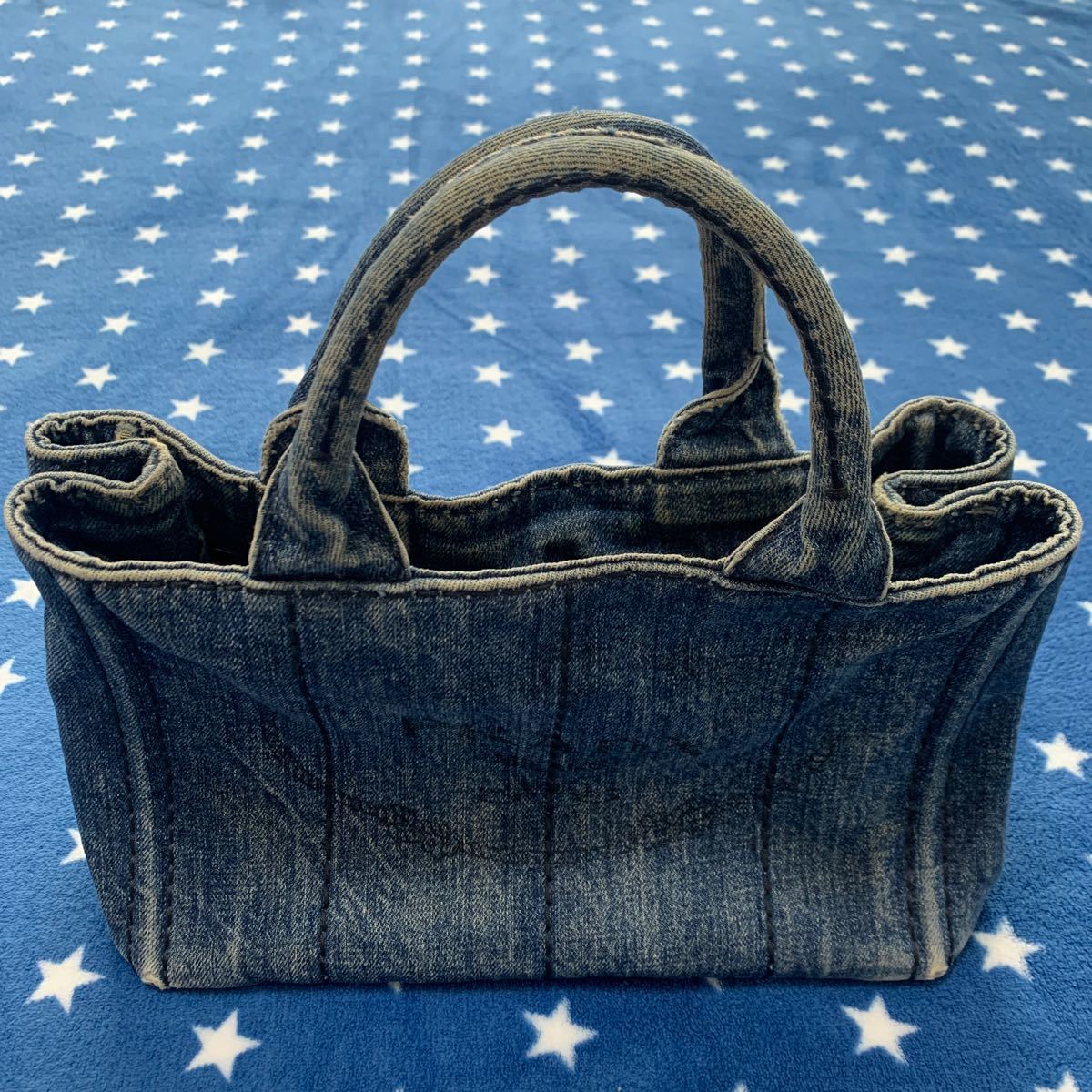 プラダ ハンドバッグ デニム