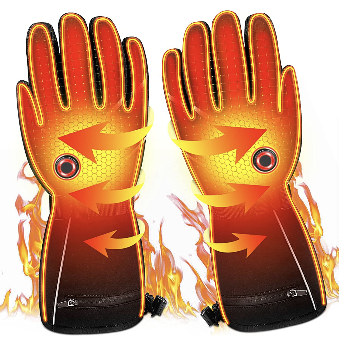 電熱グローブ サイズ L バイク ヒーター 手袋電気 加熱 グローブ バイク グローブ 電熱 防寒防水 電熱手袋 冬 バイクグローブ