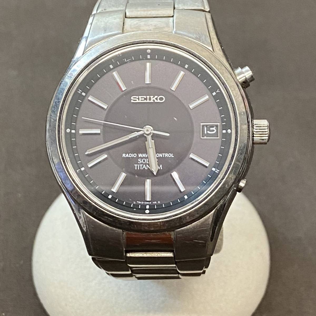○【MH-5376】中古品 SEIKO セイコー 7B42-0AN0 腕時計 電波ソーラー