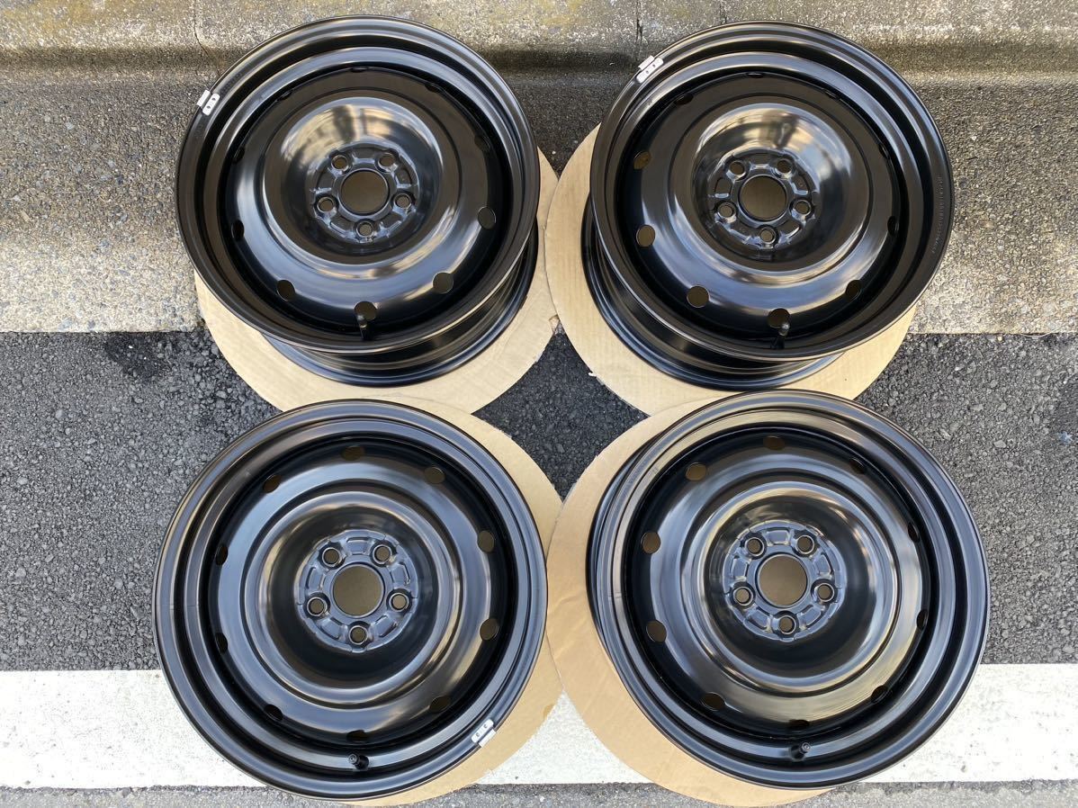 新車外し トヨタ純正 GR86 16インチ 6.5J +48 PCD100 5穴 スチールホイール ZN8 鉄チン スタッドレス プリウス カローラ インプレッサ XV