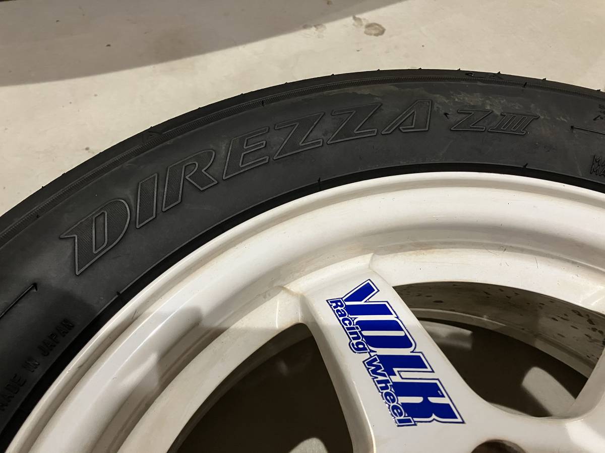 絶版 RAYS レイズ ボルクレーシング TE37 14インチ5.0j+45【4本】4H PCD114.3 175/60R14 22年製ZⅢ 【4本セット】カプチーノで使用_7