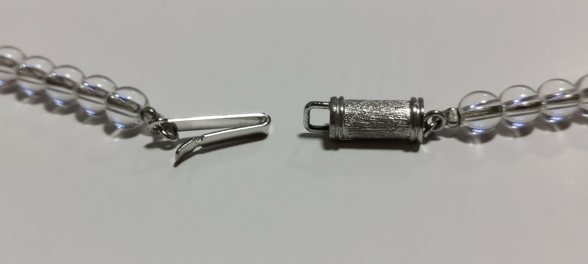 ファイテン　アスリートクリスタル　水晶　ネックレス　LLサイズ　45㎝　phiten