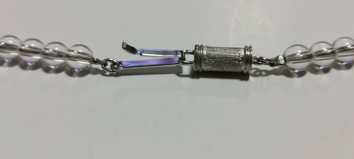 ファイテン　アスリートクリスタル　水晶　ネックレス　LLサイズ　45㎝　phiten