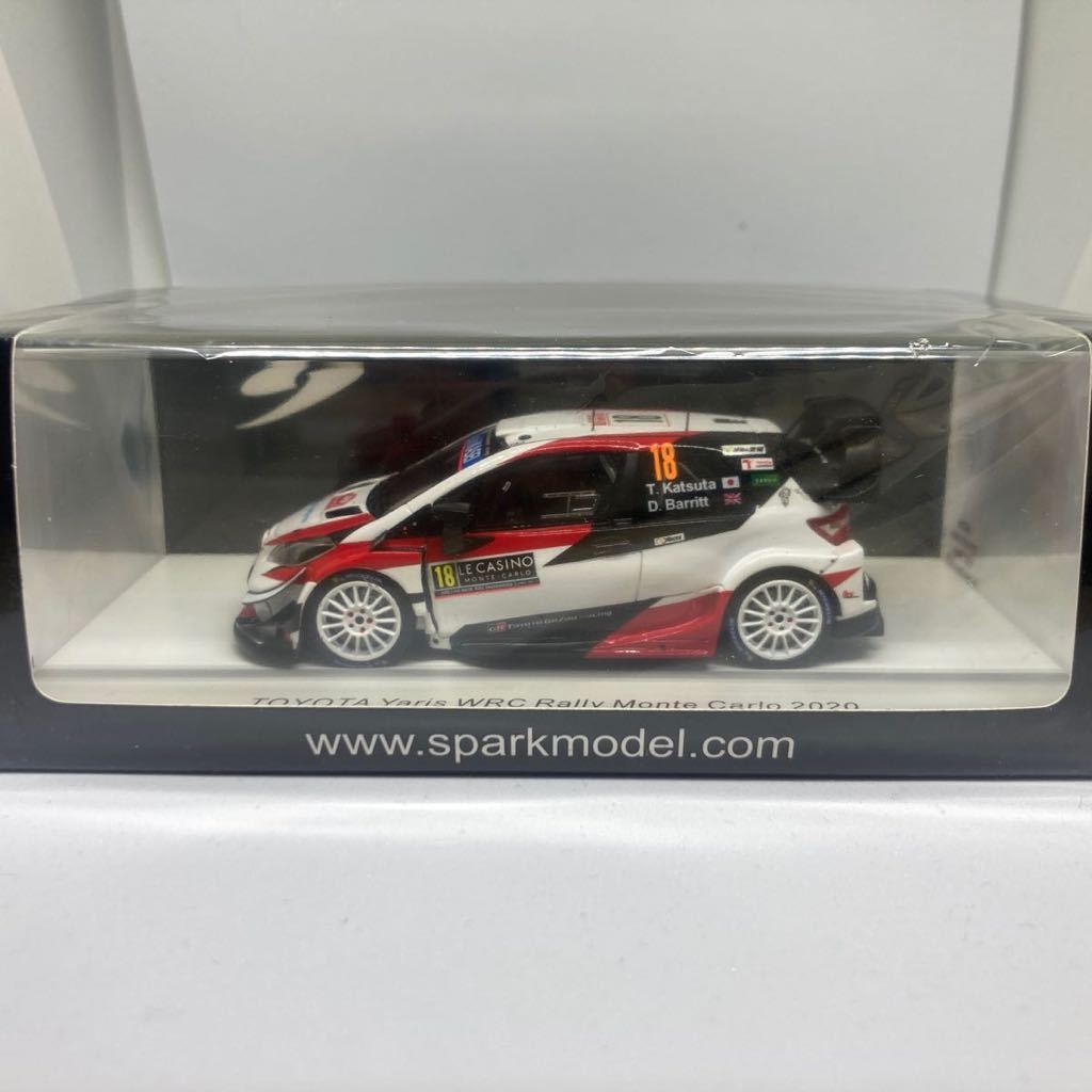 スパーク 1/43 トヨタ ヤリス WRC 2020 勝田貴元/D.バリット WRC Yaris 1⁄