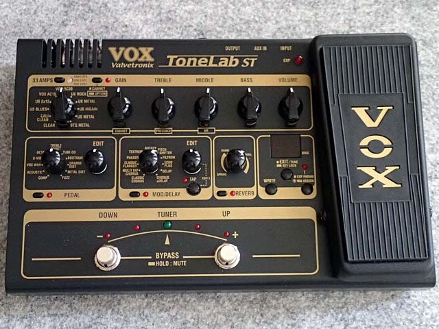 VOX エレキギター用 マルチエフェクター ToneLab ST 真空管搭載 動作