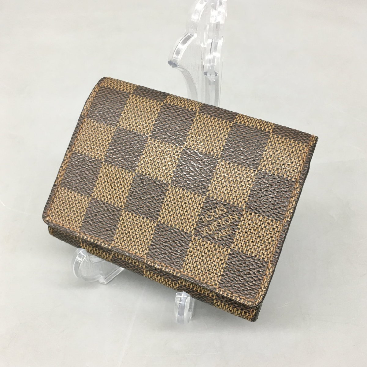 LOUIS VUITTON ルイヴィトン美品 ダミエ　カードケース名刺入　正規品 LOUIS ダミエ 名刺入れ VUITTON ルイヴィトン カードケース ヴィトン