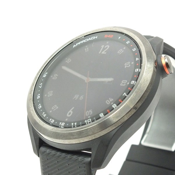 S42 Approach Garmin 日本 GPS スマートウォッチ ブラック ゴルフナビ