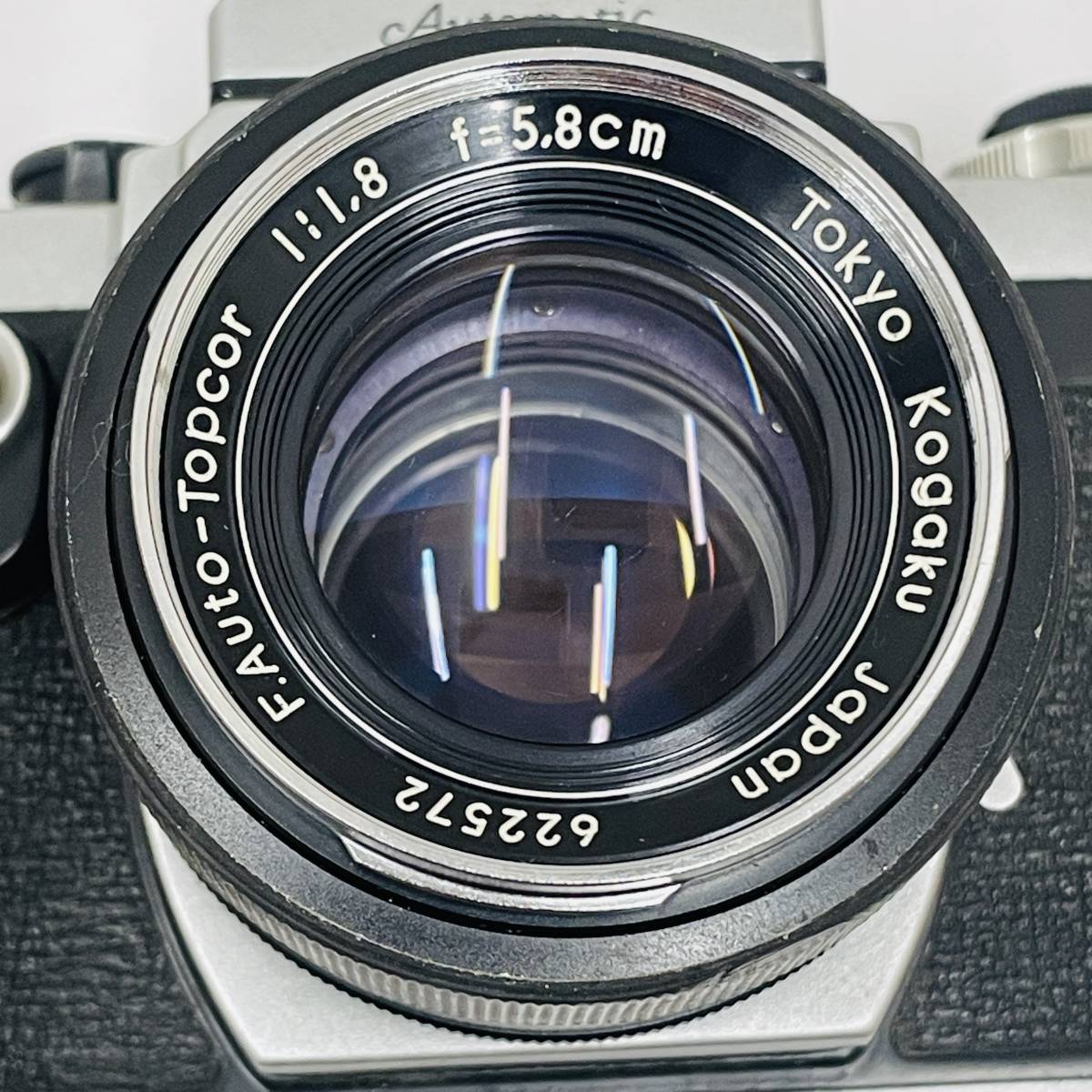 ○【TOPCON/トプコン】RⅡ フィルムカメラ レンズ F.Auto-Topcor 1:1.8