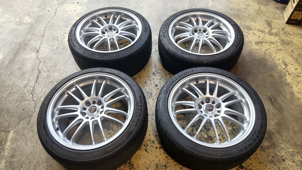 在庫あり 生産終了品【4本価格】 TE37V 15×8.5J -5 4H-114.3 MF
