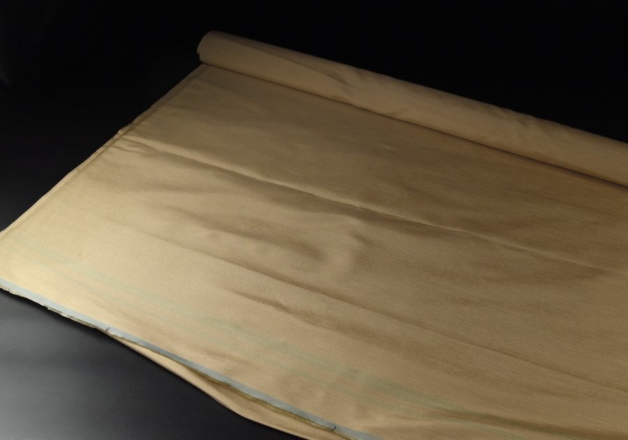 【蔵A258971】反物はぎれ　無地　支那パー　正絹　表具衣装法具袈裟