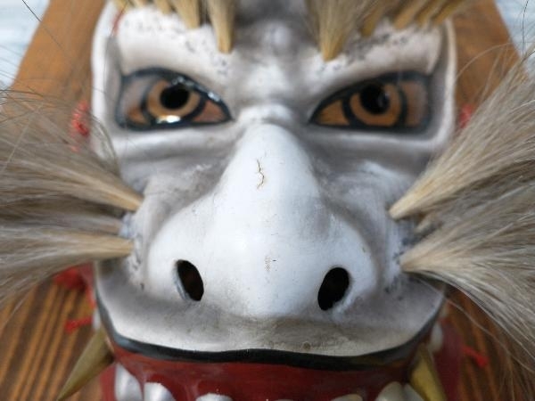 石見神楽面 魔除け お面 狐面 神楽面 伝統工芸 伝統芸能 縁起物