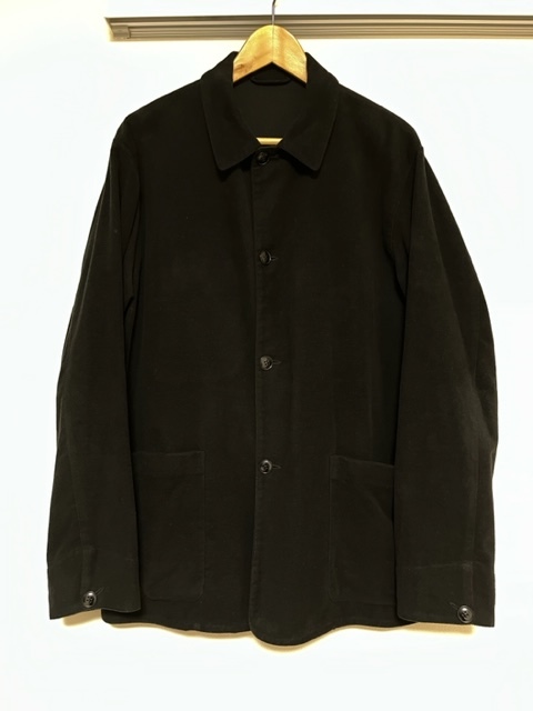 COMOLI モールスキン ジャケット コモリ BLACK サイズ3 21AW COMOLI