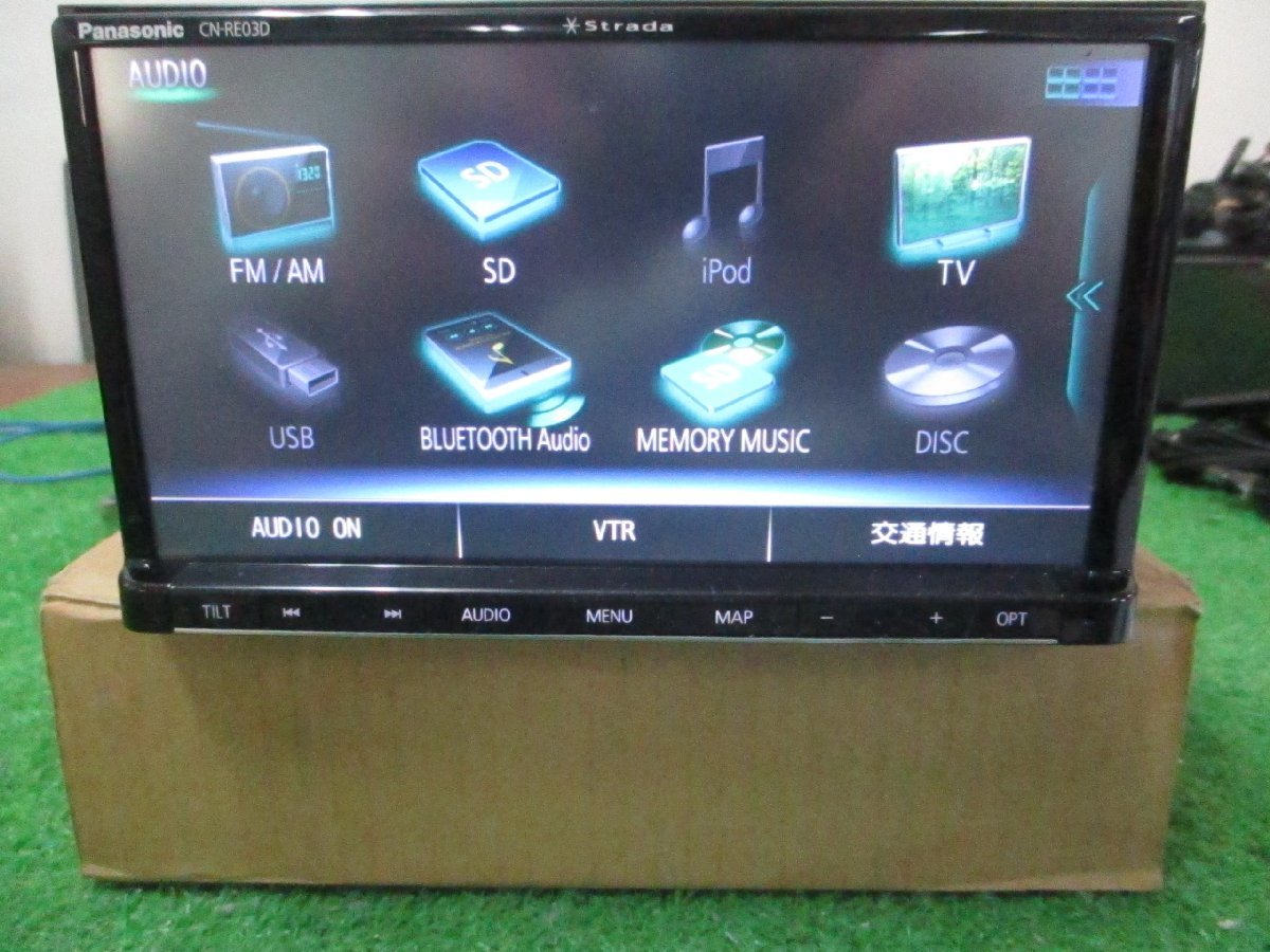 ☆ パナソニック メモリーナビ CN-RE03D 地デジフルセグ Bluetooth
