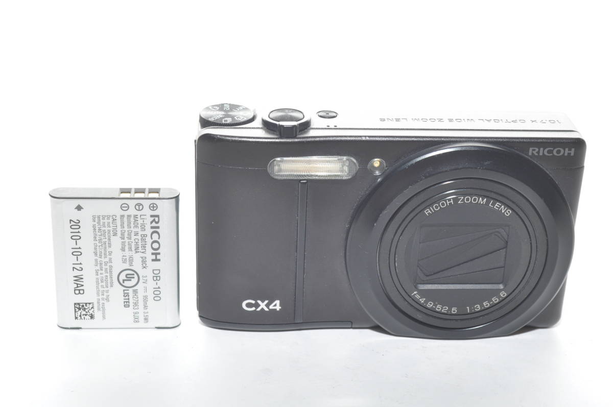 最安値，お得 ☆良品☆RICOH リコー CX4 ブラック #9619