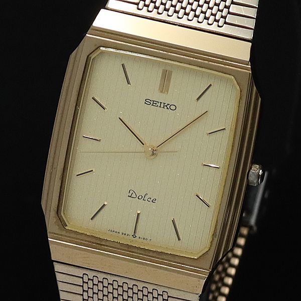 セイコー ドルチェ 9531-5160 Seiko - Dolce 良品 タングステン 