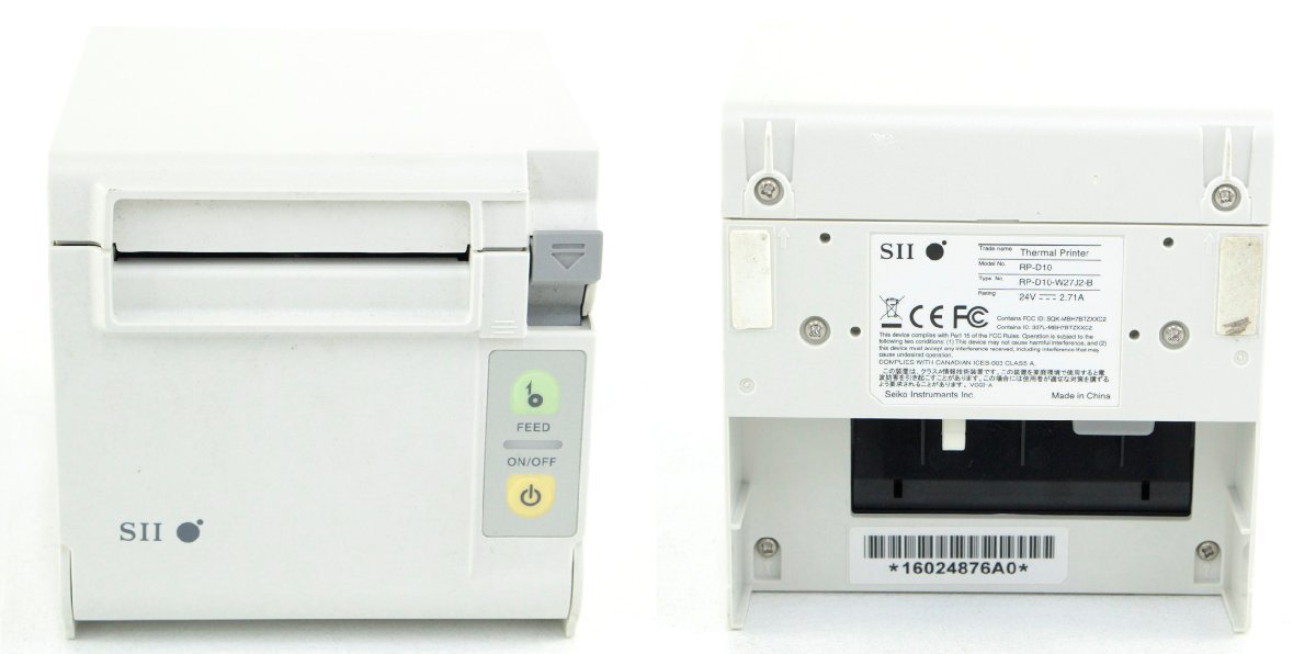 SII ホワイト熱転写レジプリンター RP-D10