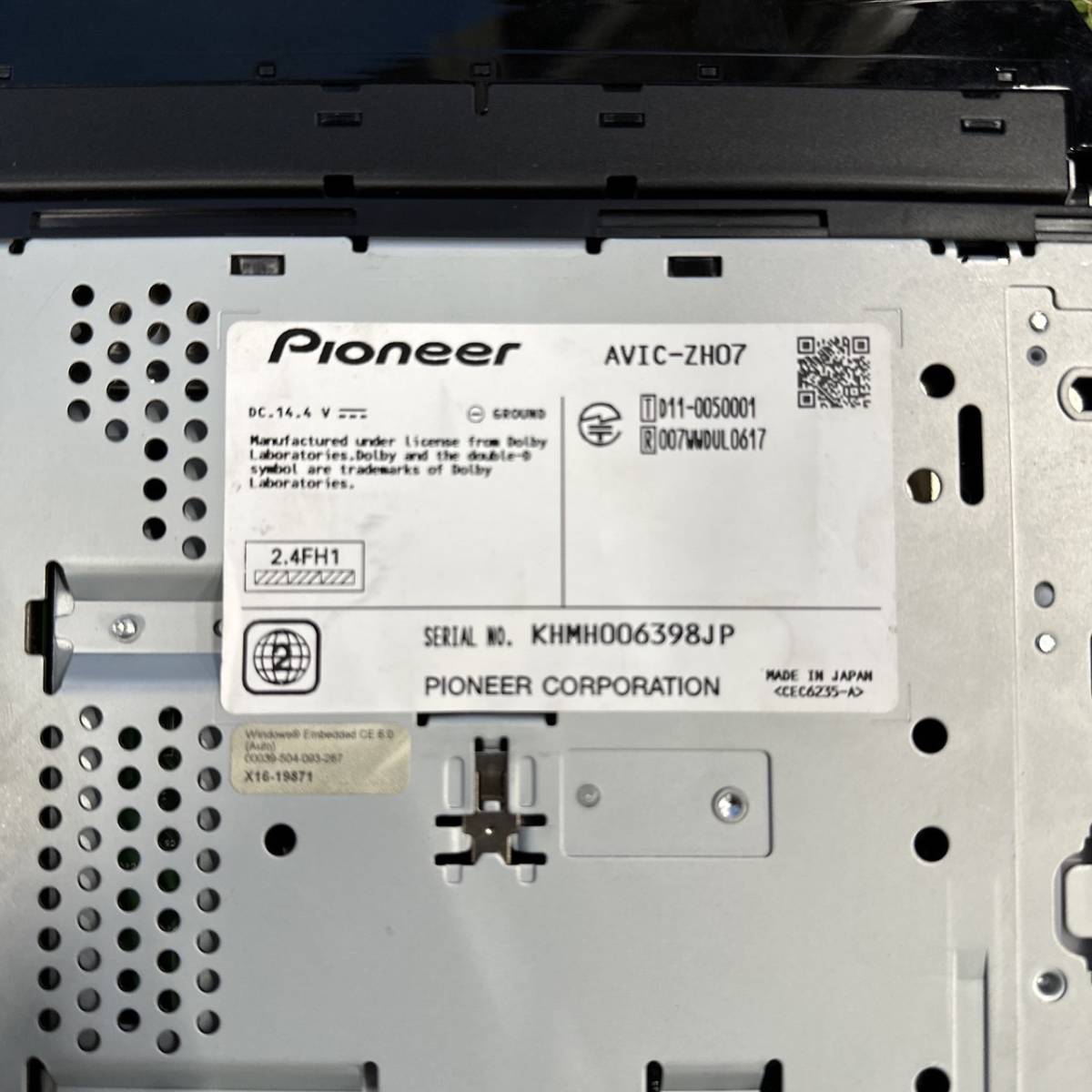 [P431K5A4]@ カロッツェリア AVIC-ZH07 HDDナビ フルセグ・Bluetooth