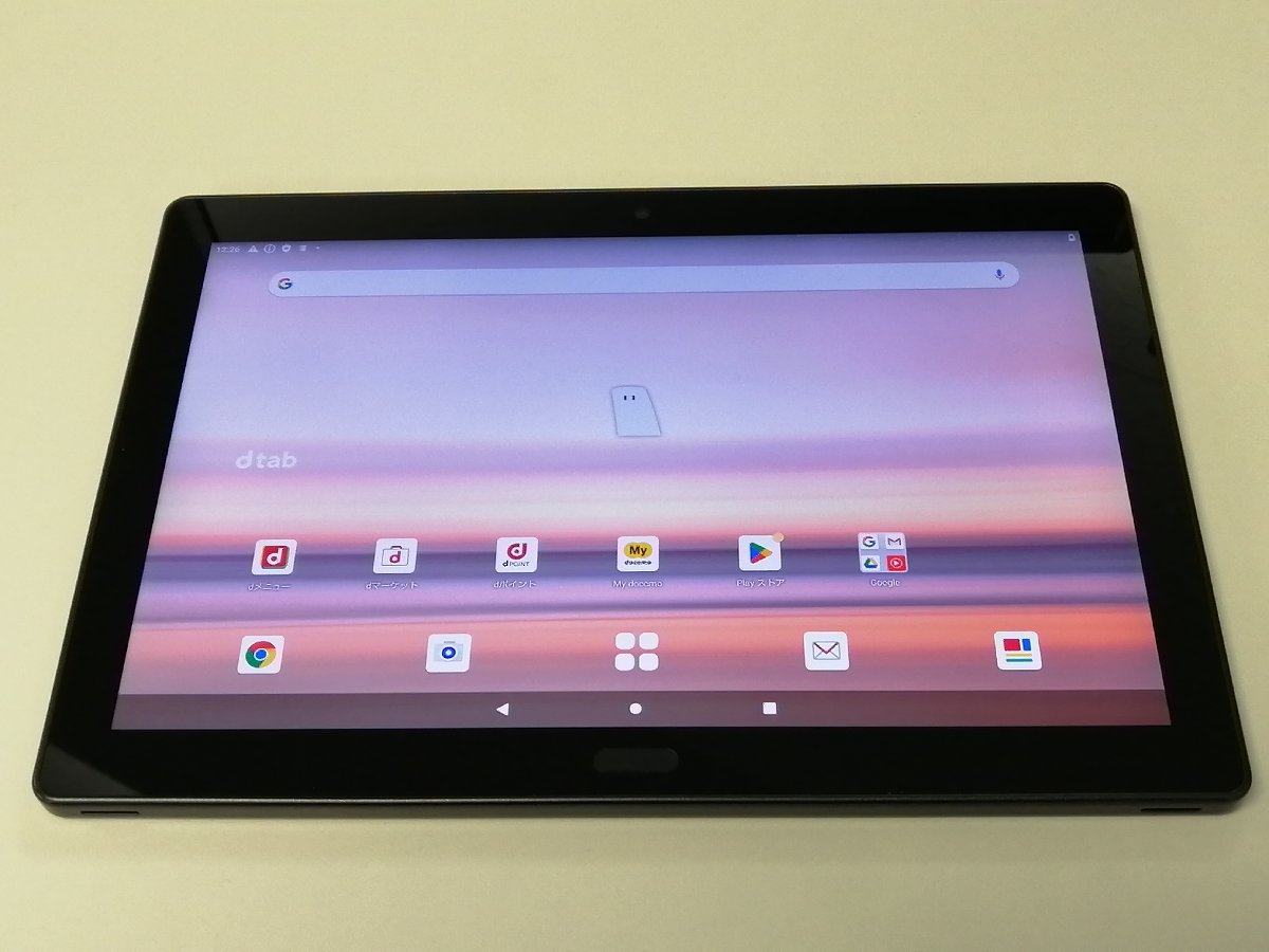 docomo 4G dtab d-41A ブラック 【SIMロック解除済】 dtab d-41A sim