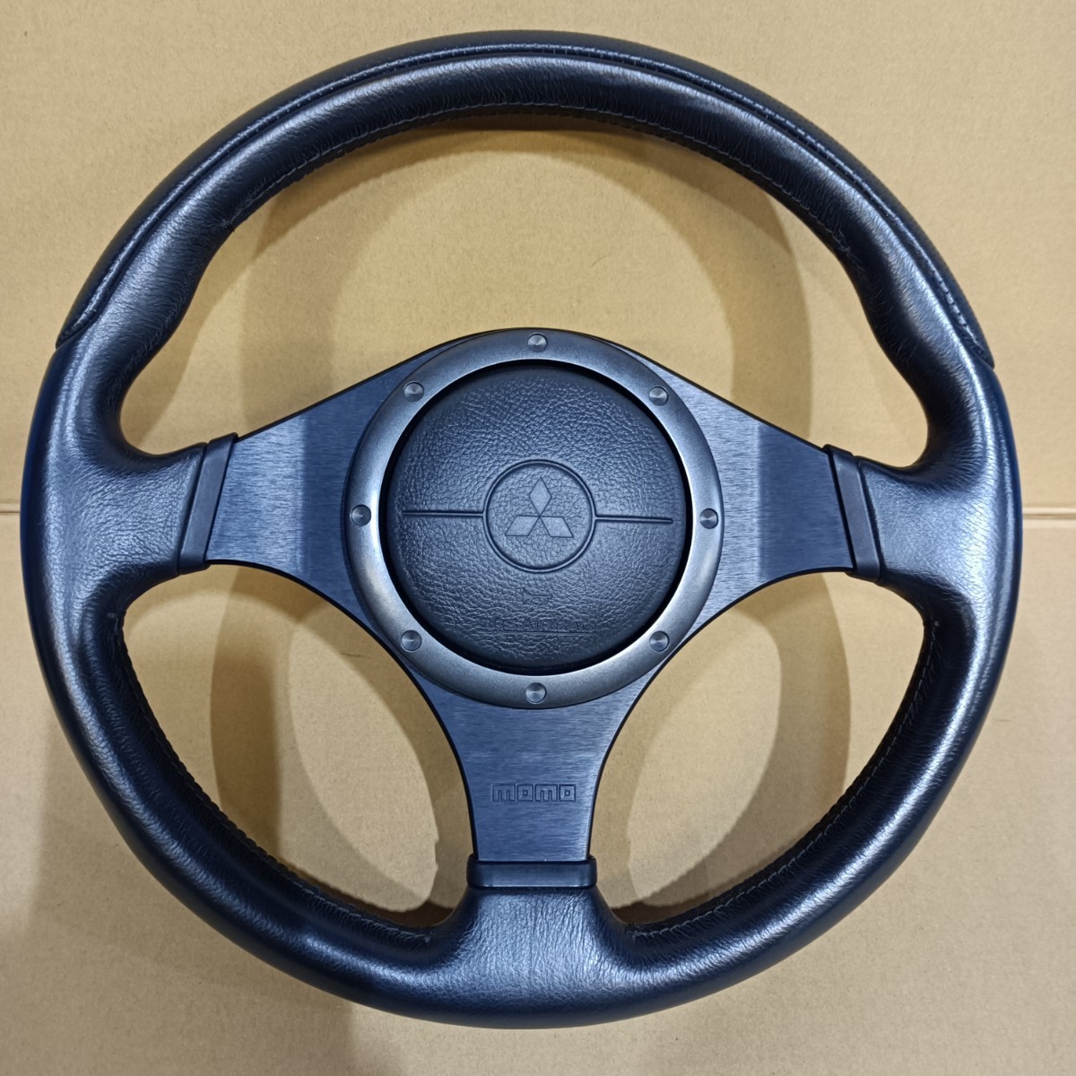 三菱 純正 ランサーエボリューション CT9A用 MOMO製 ステアリング モモ