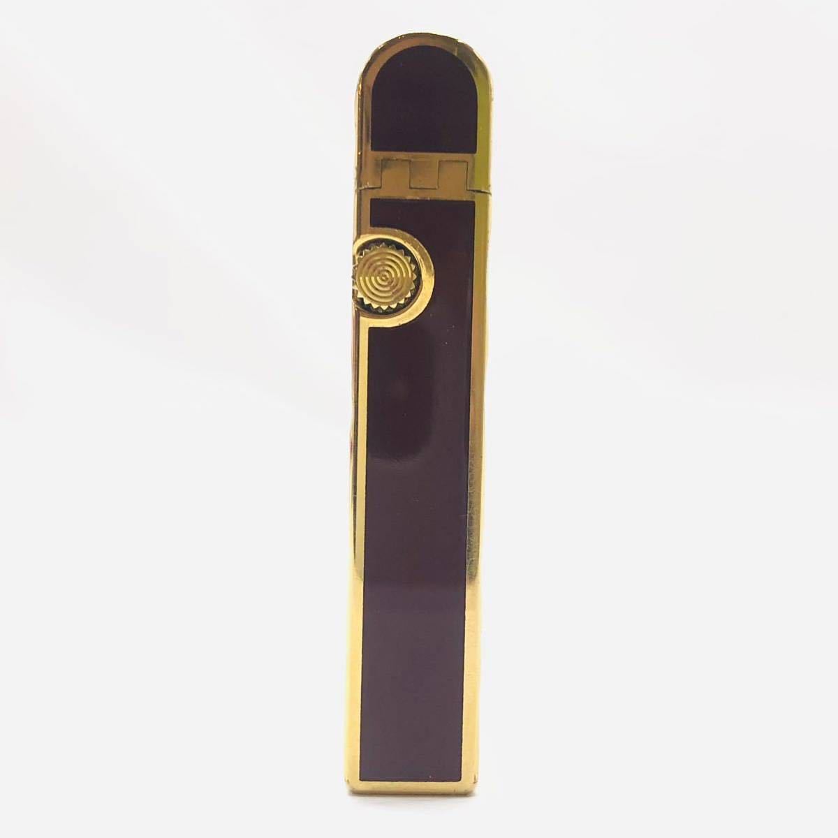 □【1円〜】dunhill ダンヒル☆ガスライター ☆ゴールド/金☆ローラー 