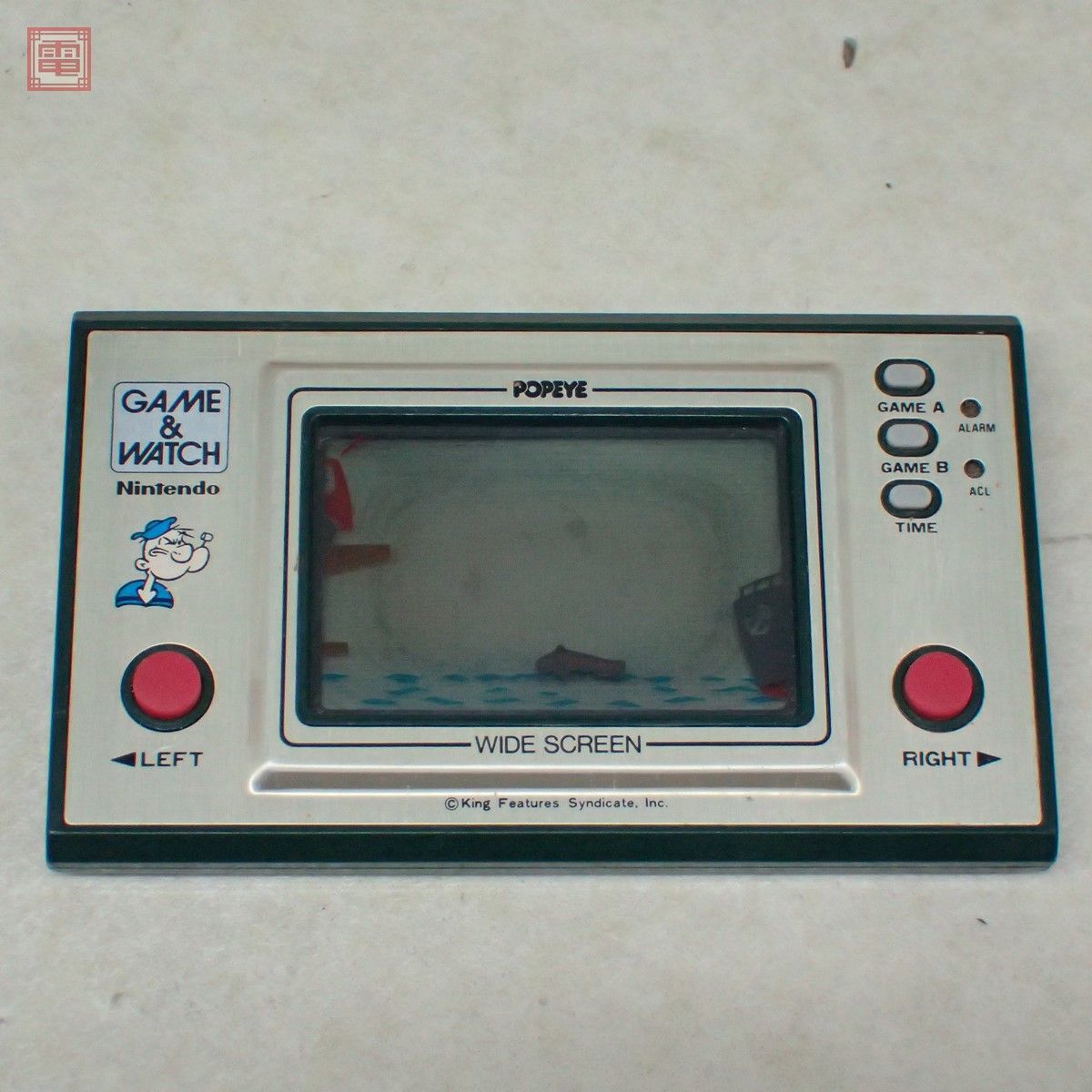 電子LSI ゲーム&ウオッチ ポパイ POPEYE PP-23 GAME&WATCH Nintendo