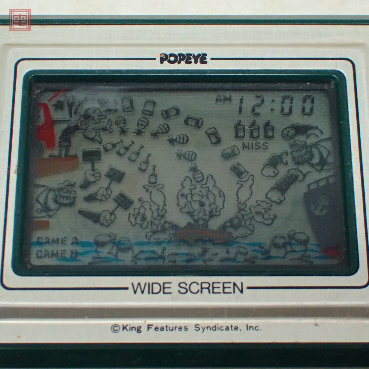 電子LSI ゲーム&ウオッチ ポパイ POPEYE PP-23 GAME&WATCH Nintendo