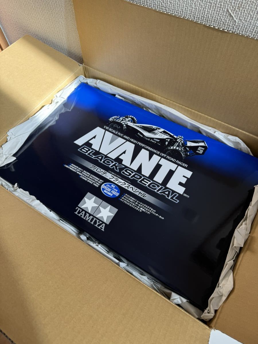 【送料無料】【未使用】タミヤ 電動RCカー 特別企画 1/10RC アバンテ 2011 ブラックスペシャル