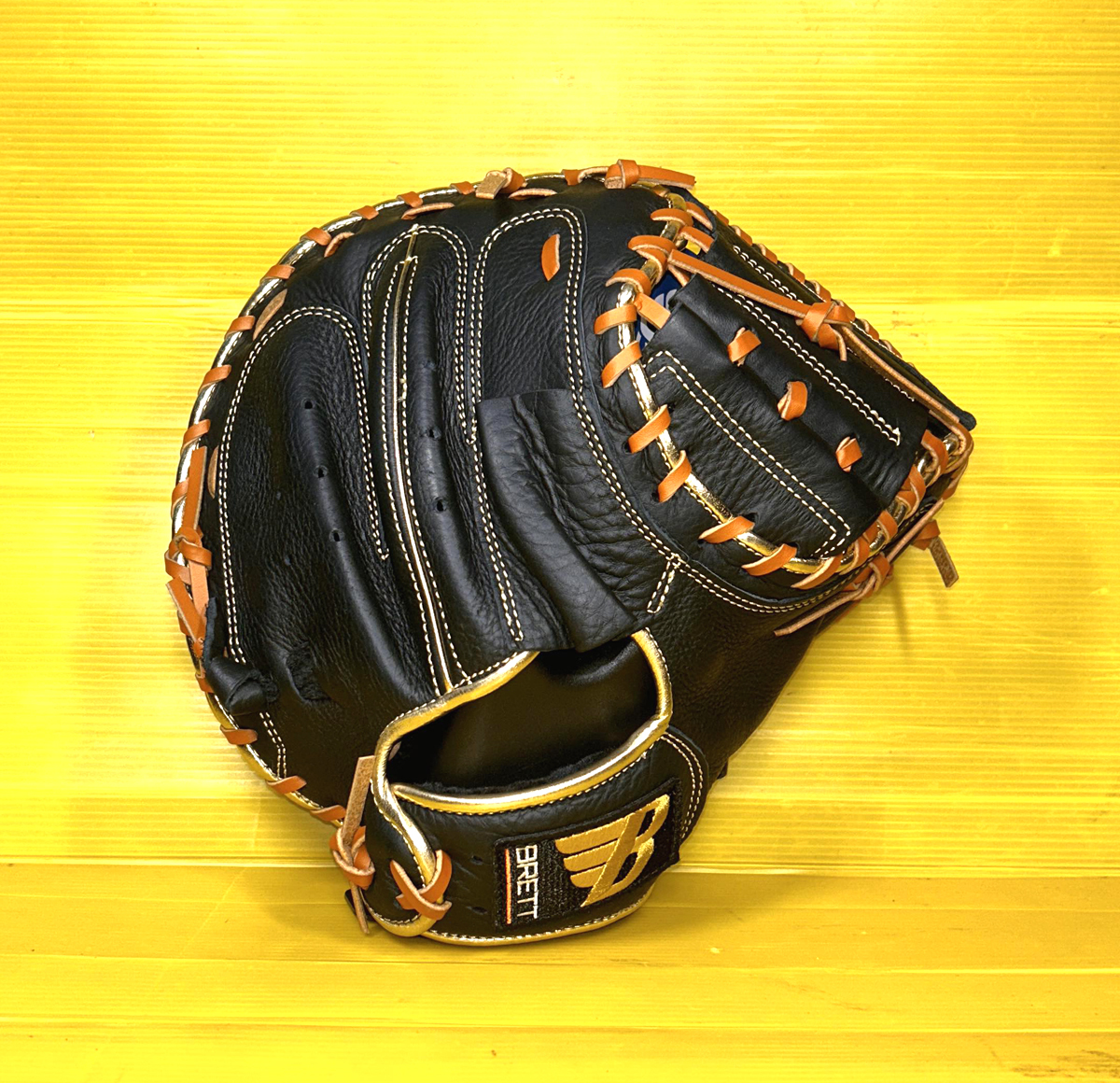 BRETT 硬式用　キャッチャーミット　左手用　捕手用　BR10-50 右投用 プロステイタス 捕手用 硬式キャッチャーミット | ZETTゼット の落札