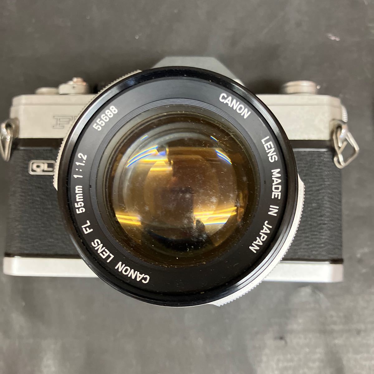 Z1052 貴重 レア CANON キャノン LENS FL 55mm 1:1.2 一眼レフ