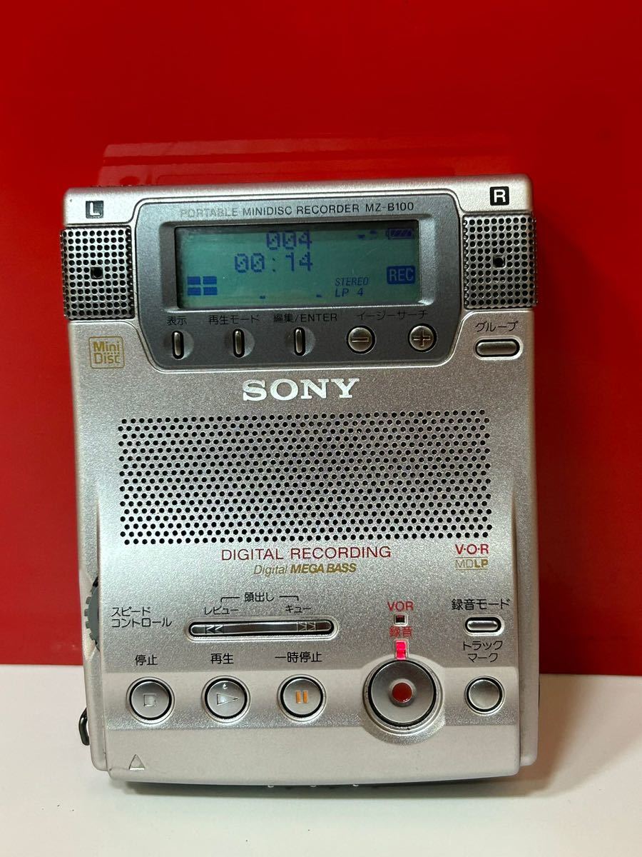 SONY MZ-B100 ポータブルミニディスクレコーダー 【公式通販】