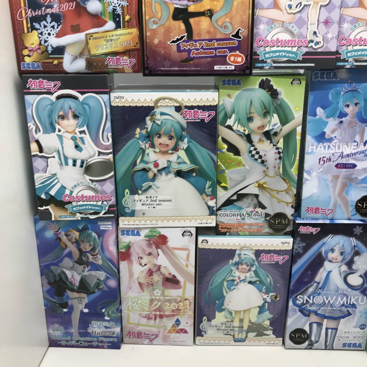 1円～】初音ミク プライズ フィギュア まとめ売り 美少女 コスプレ 桜