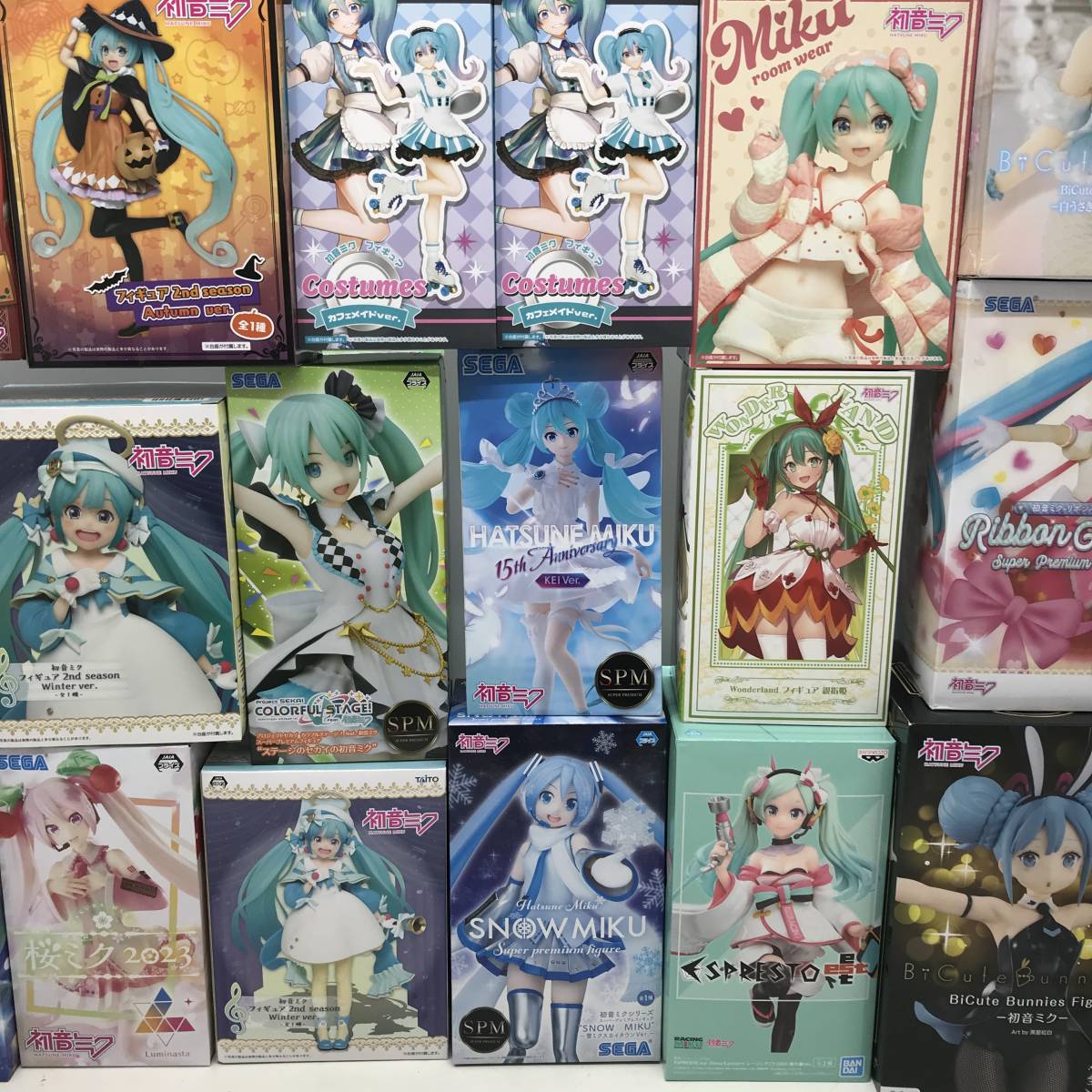 1円～】初音ミク プライズ フィギュア まとめ売り 美少女 コスプレ 桜