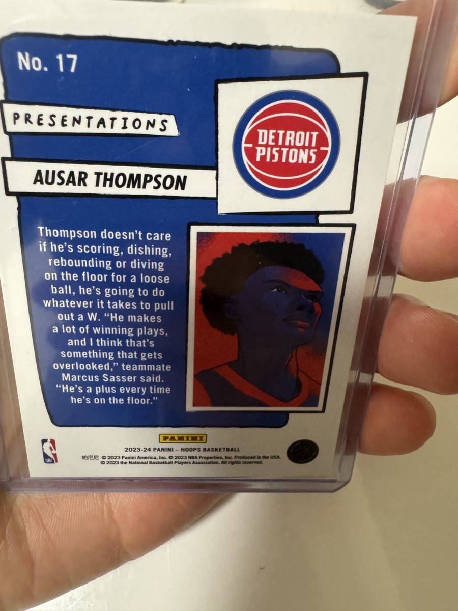 2023-24 Panini NBA Hoops Hoops Presentations Ausar Thompson