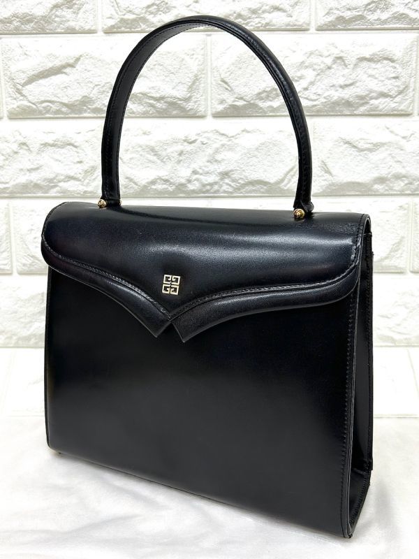 GIVENCHY ジバンシィ MAROQUINERIE ハンドバッグ レザー フォーマルバッグ ブラック系 fah 11K352/20