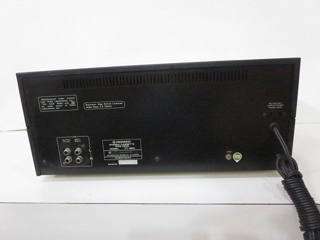 パイオニア Pioneer [パイオニア] ステレオ カセットテープ デッキ [CT