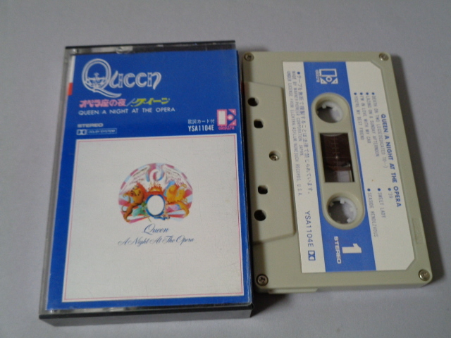 クイーン「オペラ座の夜」国内カセットテープ　　