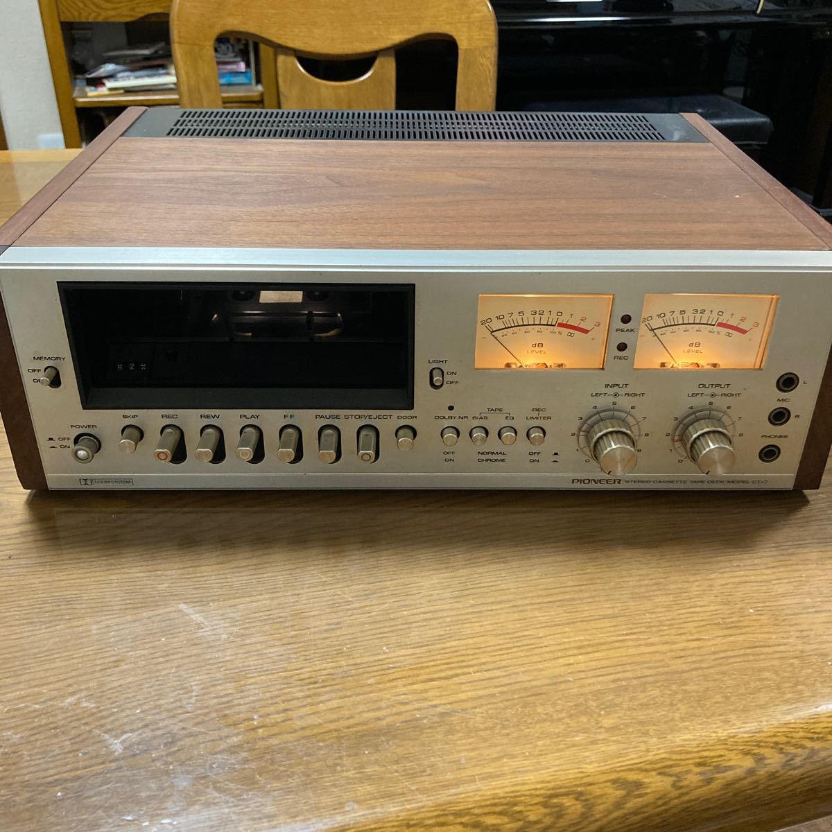 ジャンク PIONEER パイオニア CT-7 カセットデッキ(一般)｜売買された