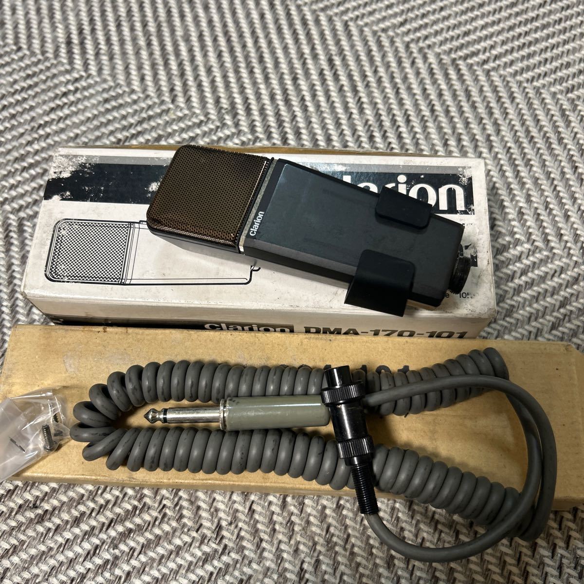 ut72060*clarion DMA-170 クラリオンマイク カールコード マイクロホン