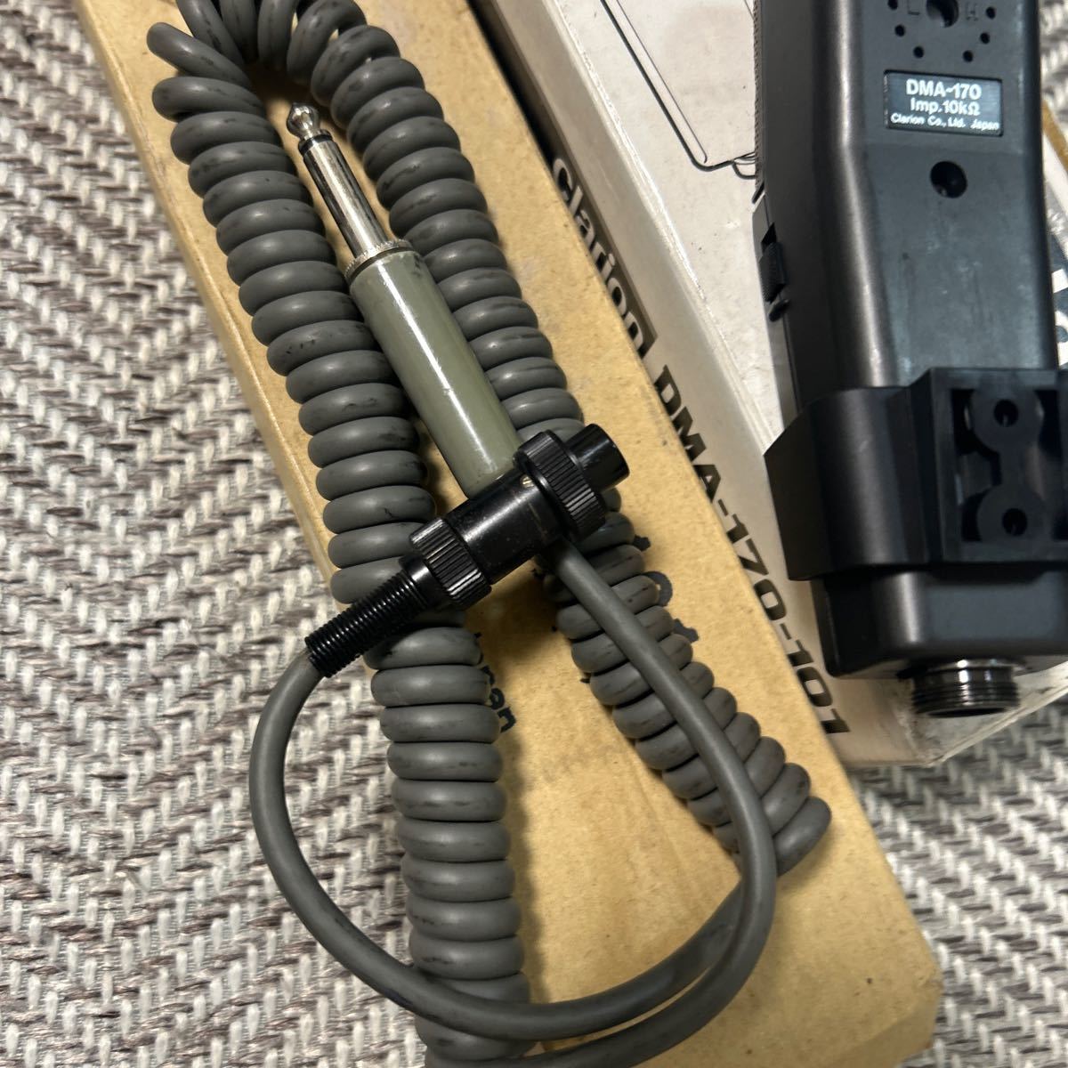 Clarion製のDMA-170ダイナミックマイク コイル式ケーブル付き 【公式通販】