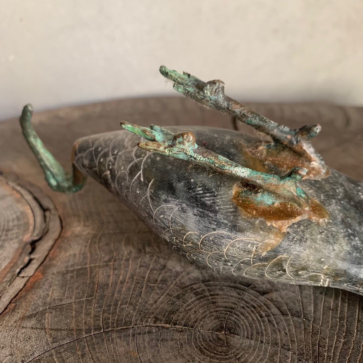 古代エジプト聖トキ像》青銅器石彫ibis イビス神像トト神像骨董中国