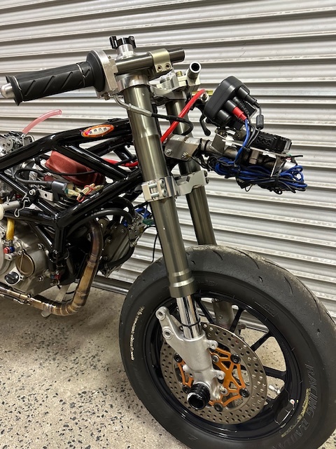 ホンダ エイプ100 NSF100 TTS ステム HRC RS125 NX4 倒立フロント