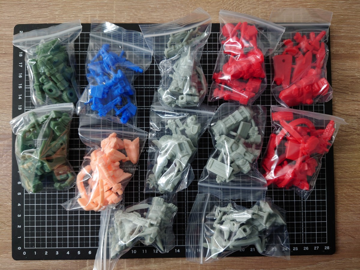 MARK31 未切り12種セット/ガン消しガシャポン戦士SDガンダムガンドランダー