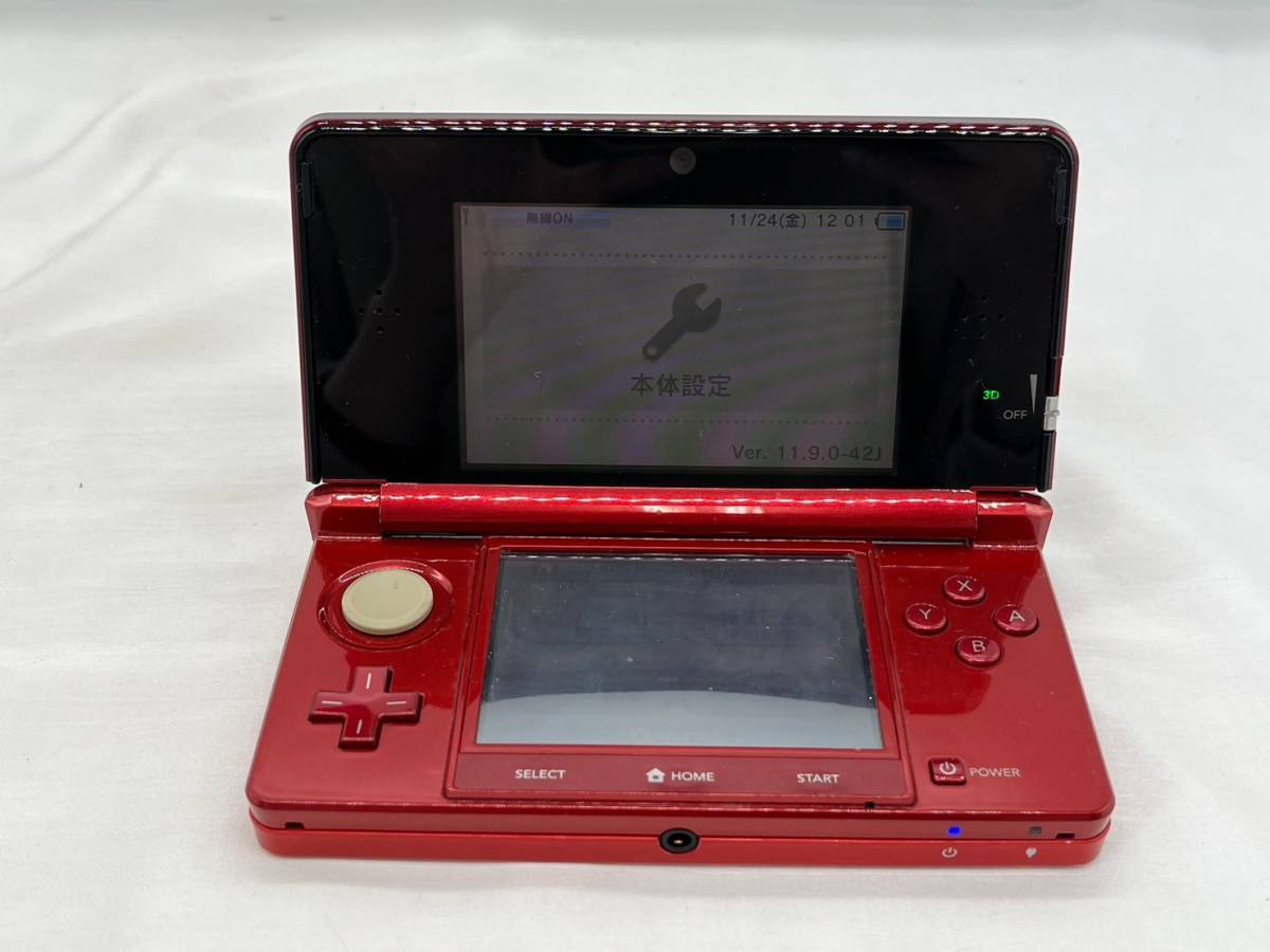 yk6479003/Nintendo 3DS flare red メタリック レッド 本体 - Nintendo