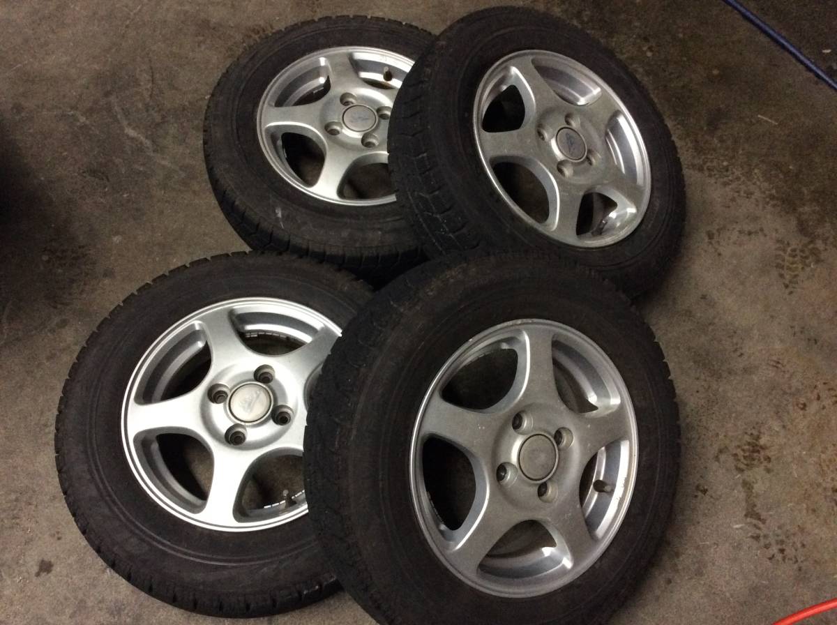中古スタッドレス155/65R14ブリザック軽自動車用4本セット 軽自動車