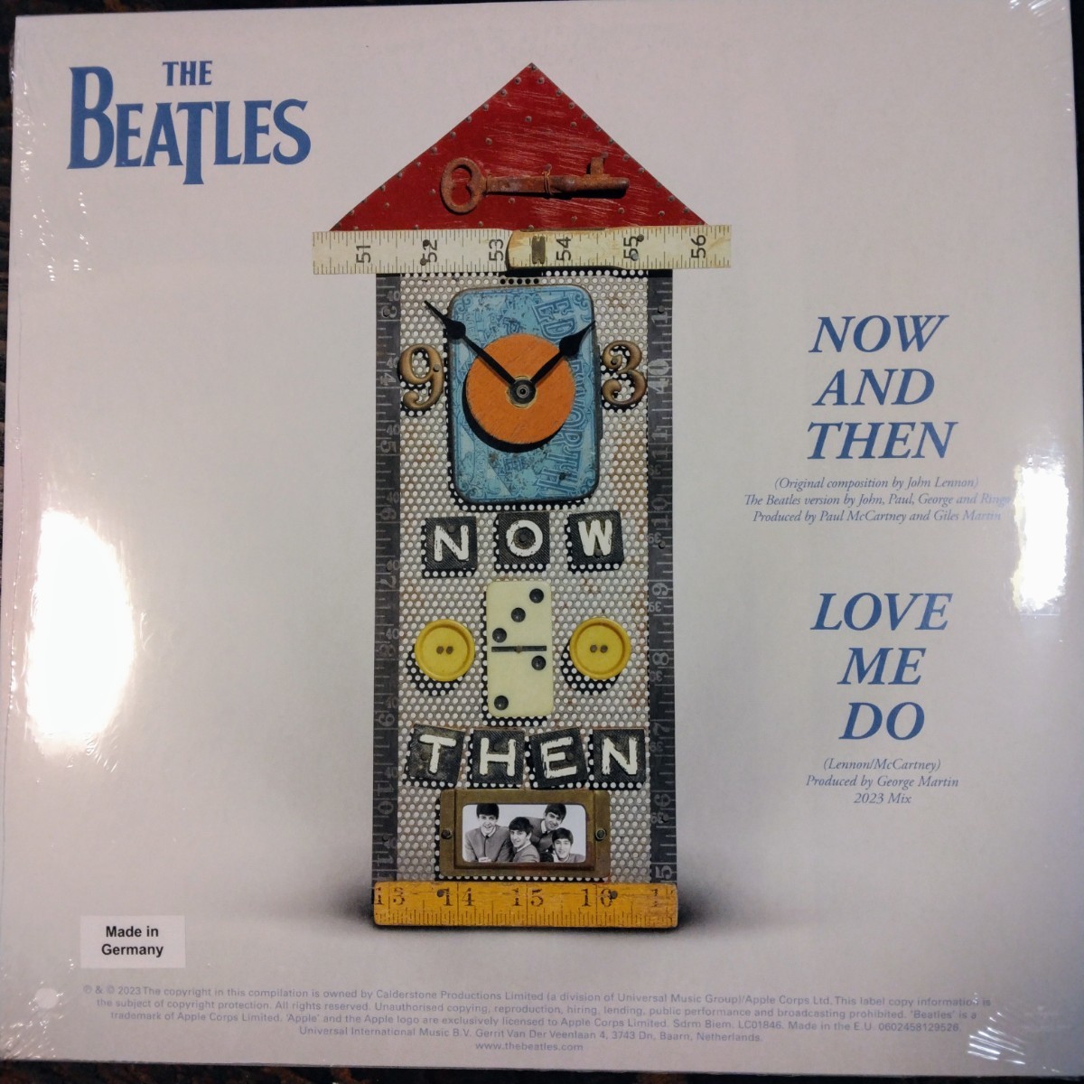 未開封LP】The Beatles / Now And Then 12inch Black Vinyl 未開封LP】The Beatles / Now And Then 12inch Black Vinyl