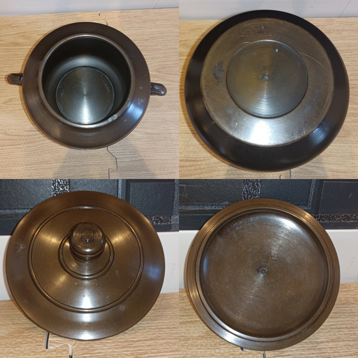 nn0202 283 茶道具 皆具 4点 一式おまとめセット 中古 現状品 保管品 水指 建水 杓立 蓋置 茶道 煎茶道具 茶器 木箱付 茶道具 皆具（かいぐ） セット