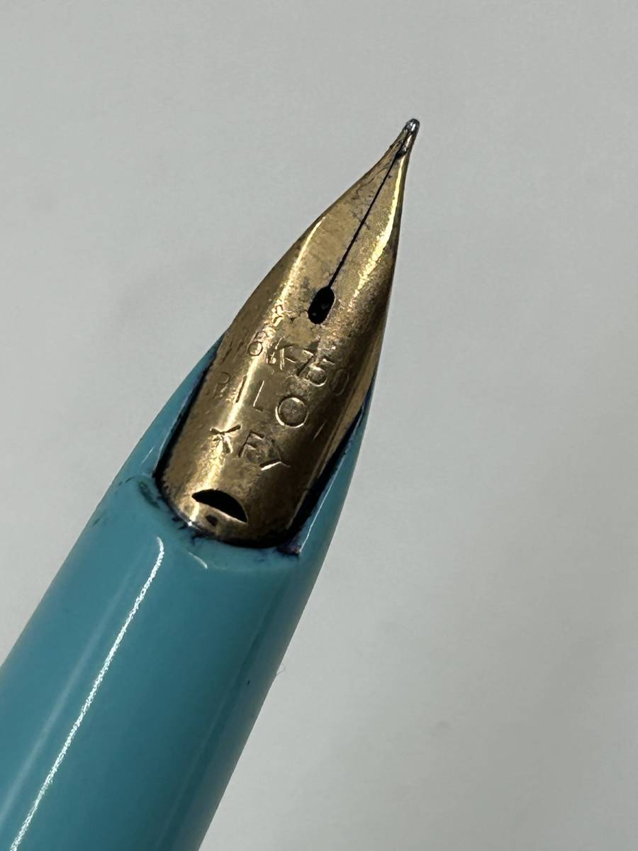 PILOT パイロット 万年筆 Elite エリート 格子柄 18Kー750 F