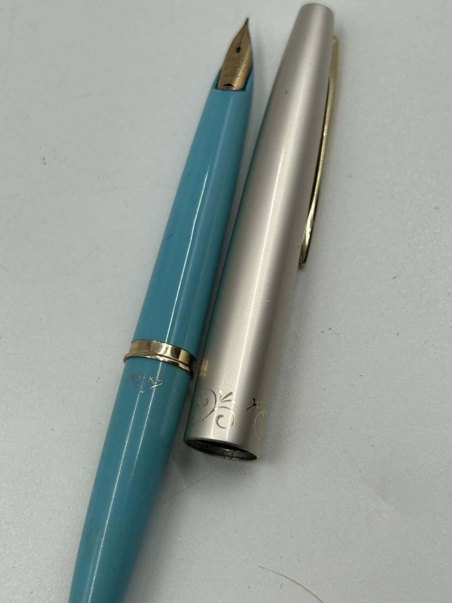 PILOT パイロット 万年筆 Elite エリート 格子柄 18Kー750 F