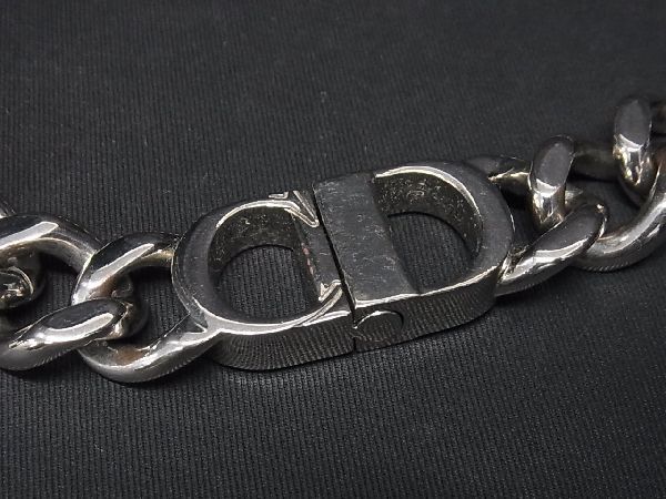 1円 □美品□ ChristianDior クリスチャンディオール CDロゴ チェーン 