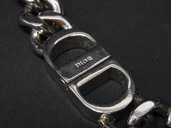 1円 □美品□ ChristianDior クリスチャンディオール CDロゴ チェーン 